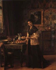 Dame Dans Un Interieur by J. D. Stevens