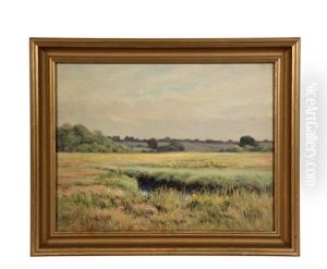 Marsh Near Pond Cove School by John Calvin Stevens