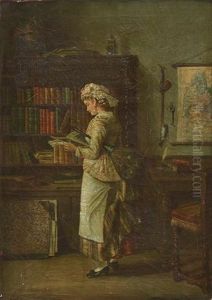 Woman Reading by John D. Stevens