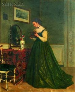Young Lady With Stereoscope