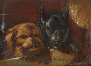Two Dogs by Joseph Stevens