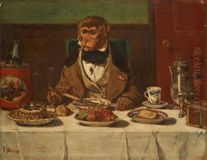 Un Repas Singe by Joseph Stevens