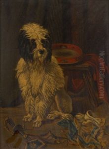 Le Chien Du Saltimbanque by Joseph Stevens