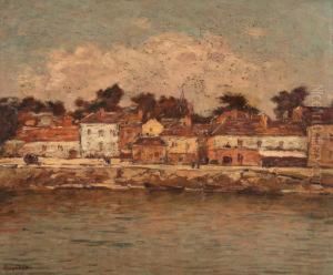 Le Port A Saint Valery by Louis Braquaval