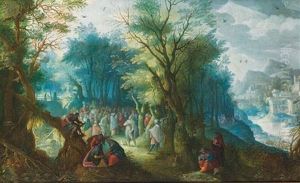 La Predication De Saint Jean-baptiste by Pieter Stevens