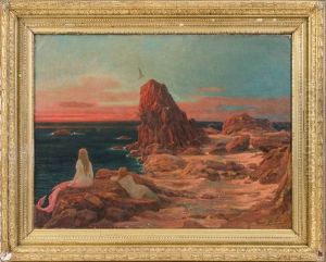 Mermaids At Sunset