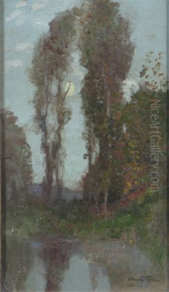 Trees By A Loch - view 1
