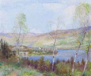 Scottish Landscape With Ruins by Robert Macaulay Stevenson