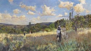 Summer (l'ete; Summer's Promenade) by Julius LeBlanc Stewart