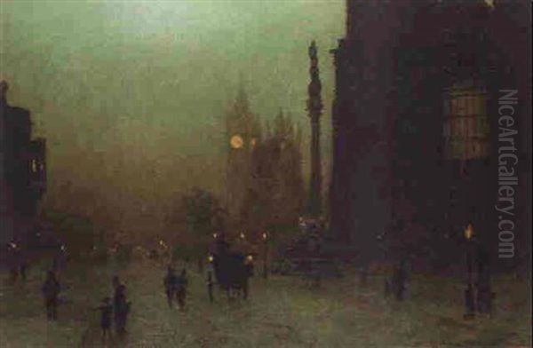 Parliament Square From Westminster Abbey - view 1