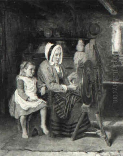 The Sun Blinks Bonny In The Build, Where Blithe I Turn My Spinning Wheel - view 1