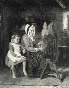 The Sun Blinks Bonny In The Build, Where Blithe I Turn My Spinning Wheel by William Stewart