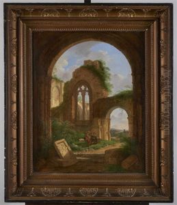 Les Repos Des Bergers Dans Des Ruines Gothiques Les Repos Des Bergers Dans Des Ruines Gothiques
