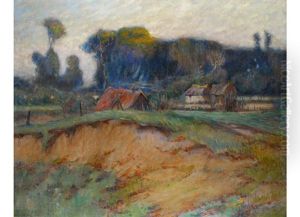 Landschaft Mit Strohgedeckten Hutten Landschaft Mit Strohgedeckten Hutten