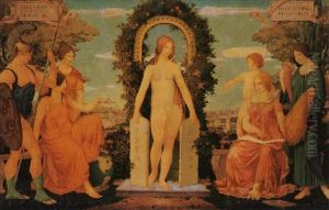 Strengh, Justice, Peace, Education And Prosperity: An Allegorical Scene by Harry I. Stickroth