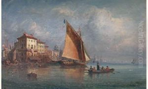 Venise, Voiliers Battant Pavillons Francais Venise, Voiliers Battant Pavillons Francais