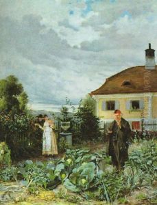 Im Gemusegarten by Oswald Stieger