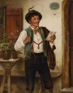 Der Brief by Eugen Ritter von Stieler