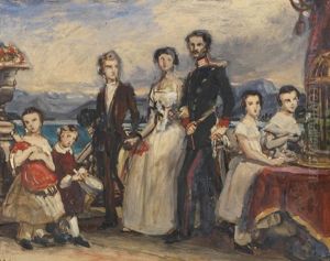 Studie Zu Dem Gemalde Die Geschwister Der Kaiserin Elisabeth Von Osterreich