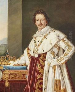 Konig Ludwig I. Von Bayern Im Kronungsornat