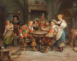 Das Wurfelspiel Der Musketiere
