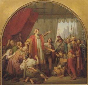 Emperor Rudolf Von Habsburg As The Personification Of Justice by Hermann Anton Stilke