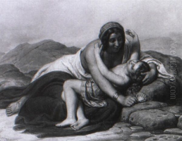 Hagar Und Ismael In Der W_ste - view 1
