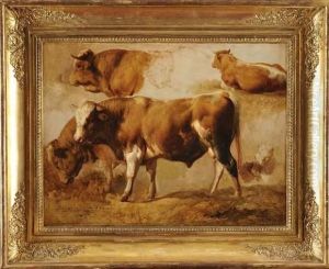 Etude De Taureau by Jacques Raymond Bracassat