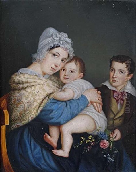 Bildnis Einer Mutter Mit Ihren Beiden Kindern - view 1