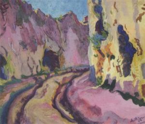 Sudlandische Bergstrase In Syrakus by Karl Stirner