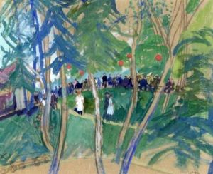 Gartenfest by Karl Stirner