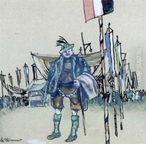 Munchner Oktoberfest by Karl Stirner