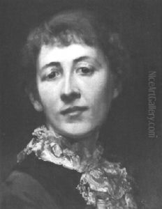 Portrat Einer Frau by Fritz (Friedrich) Stirnimann