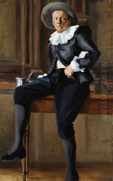 Young Man In A Historical Costume - view 1