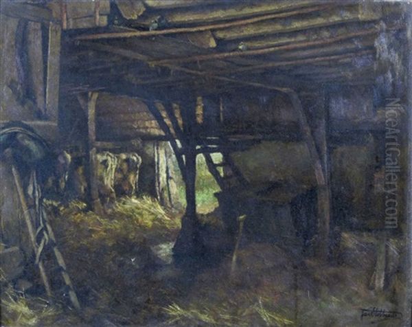 Vaches Dans Une Etable - view 1