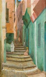 Nouvelle Casbah D'alger by Pieter Stobbaerts