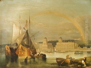 Oil Painting With Palace View