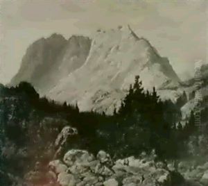 Gegend Zw. Scharnitz U. Seefeld In Tyrol by Johann Friedrich Stock
