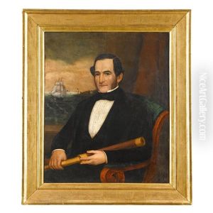 Portrait Of A Sea Captain Of New Bedford, Ma, Circa 1847