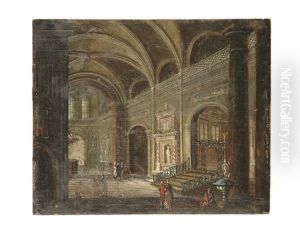Interieur D'eglise by Christian Stoecklin