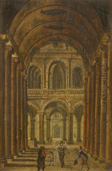 Pair Of Works: Church Interiors - view 1