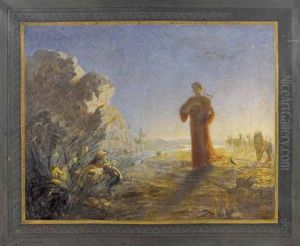 Mythologische Szene - Orpheus by Anton Stockmann