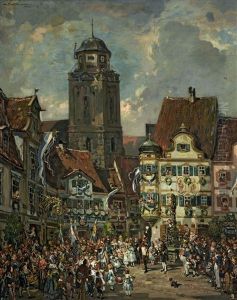 Hoher Besuch by Hermann Stockmann