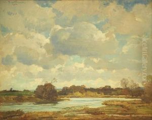 Amper-fluslandschaft Bei Dachau/ Munchen