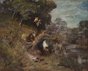 Ruhe Auf Der Flucht by Hermann Stockmann