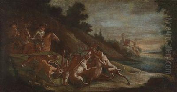 A Stag Hunt - view 1