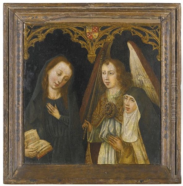 The Annunciation, With A Female Donor - view 1