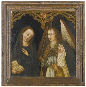 The Annunciation, With A Female Donor by Vrancke van der Stockt