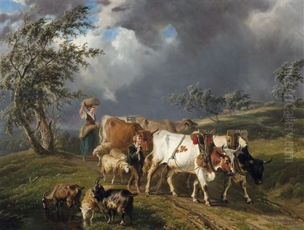 Fleeing From The Storm - view 1