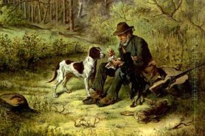 Gemeinsames Fruhstuck by Alois Stoff